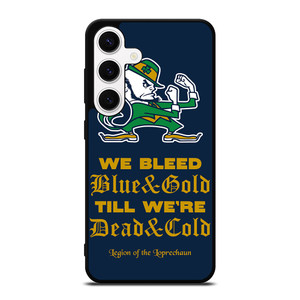 NOTRE DAME BLEED BLUE AND GOLD Samsung Galaxy S24 Case Cover