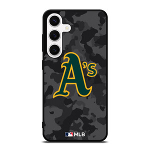 OAKLAND ATHLETICS BASEBALL BLACK CAMO Samsung Galaxy S24 Case Cover