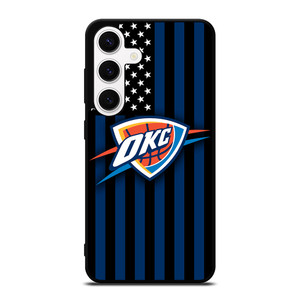 OKLAHOMA CITY THUNDERS NBA USA FLAG Samsung Galaxy S24 Case Cover