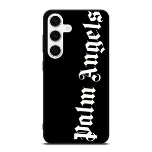 PALM ANGELS BLACK LOGO Samsung Galaxy S24 Case Cover