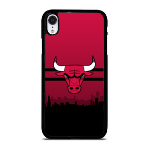 CHICAGO BULLS NBA SKYLINE iPhone XR Case Cover CHICAGO BULLS NBA SKYLINE iPhone XR Case Cover