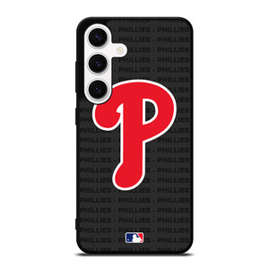 PHILADELPHIA PHILLIES BASEBALL BLACK Samsung Galaxy S24 Case Cover