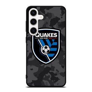 SAN JOSE EARTHQUAKES MLS BLACK CAMO Samsung Galaxy S24 Case Cover