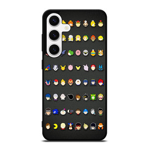 SUPER SMASH BROS ALL ICON Samsung Galaxy S24 Case Cover