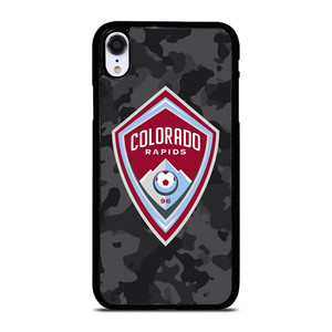 COLORADO RAPIDS MLS BLACK CAMO iPhone XR Case Cover COLORADO RAPIDS MLS BLACK CAMO iPhone XR Case Cover