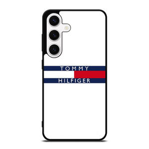 TOMMY HILFIGER WHITE Samsung Galaxy S24 Case Cover