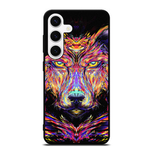 WOLF TRIPPY ART Samsung Galaxy S24 Case Cover WOLF TRIPPY ART Samsung Galaxy S24 Case Cover