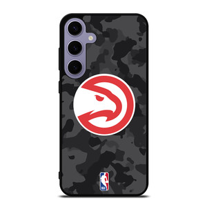 ATLANTA HAWKS BLACK CAMO Samsung Galaxy S24 Plus Case Cover