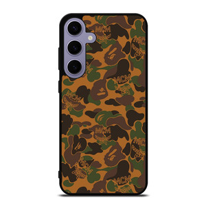 BAPE X MCM WORLDWIDE Samsung Galaxy S24 Plus Case Cover