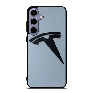 BLACK TESLA CAR LOGO Samsung Galaxy S24 Plus Case Cover