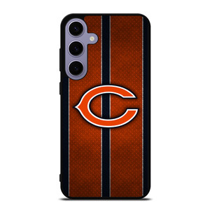 CHICAGO BEARS NFL METAL STRIPE Samsung Galaxy S24 Plus Case Cover