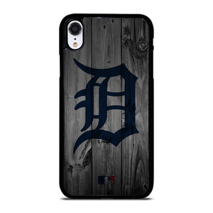 DETROIT TIGERS BASEBALL MLB WOOD LOGO iPhone XR Case Cover