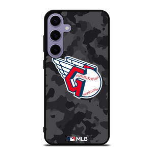 CLEVELAND GUARDIANS BASEBALL BLACK CAMO Samsung Galaxy S24 Plus Case Cover
