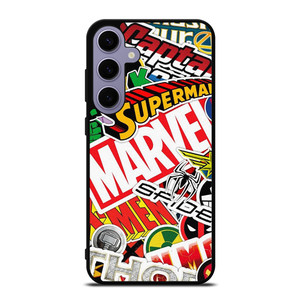 DC MARVEL SUPERHERO COLLAGE Samsung Galaxy S24 Plus Case Cover