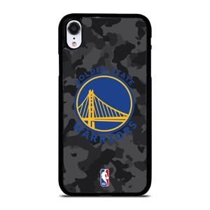 GOLDEN STATE WARRIORS BLACK CAMO iPhone XR Case Cover