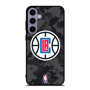 LOS ANGELES CLIPPERS BLACK CAMO Samsung Galaxy S24 Plus Case Cover
