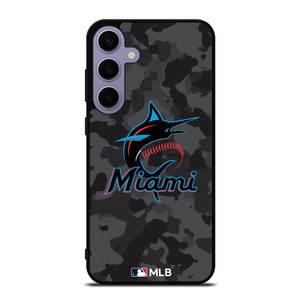MIAMI MARLINS BASEBALL BLACK CAMO Samsung Galaxy S24 Plus Case Cover
