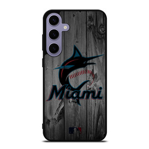MIAMI MARLINS BASEBALL MLB WOOD LOGO Samsung Galaxy S24 Plus Case Cover