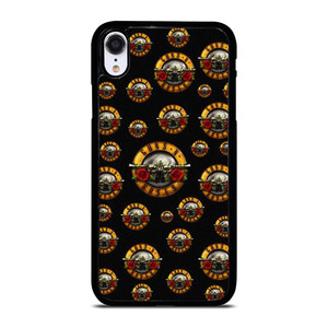 GUNS N ROSES ROCK BAND PATTERN iPhone XR Case Cover