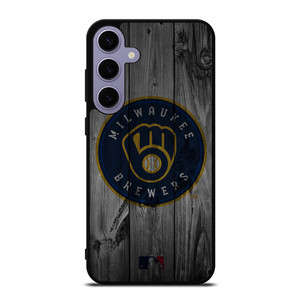 MILWAUKEE BREWERS BASEBALL MLB WOOD LOGO Samsung Galaxy S24 Plus Case Cover
