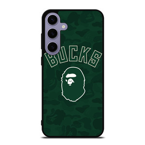 MILWAUKEE BUCKS X BAPE CAMO Samsung Galaxy S24 Plus Case Cover MILWAUKEE BUCKS X BAPE CAMO Samsung Galaxy S24 Plus Case Cover