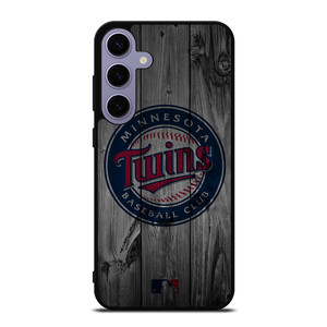 MINNESOTA TWINS BASEBALL MLB WOOD LOGO Samsung Galaxy S24 Plus Case Cover