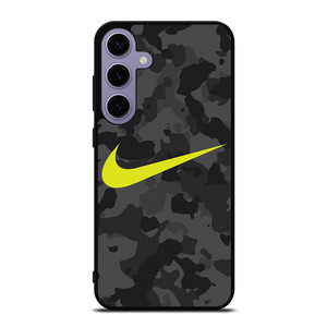NIKE SWOOSH BLACK CAMO Samsung Galaxy S24 Plus Case Cover