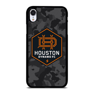 HOUSTON DYNAMO FC MLS BLACK CAMO iPhone XR Case Cover HOUSTON DYNAMO FC MLS BLACK CAMO iPhone XR Case Cover