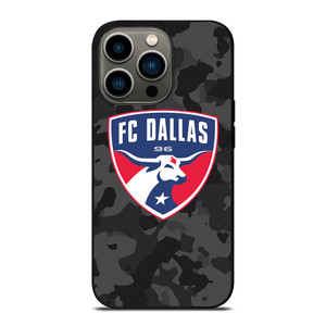 FC DALLAS MLS BLACK CAMO iPhone 13 Pro Case Cover