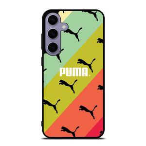 PUMA LOGO STRIPE PATTERN Samsung Galaxy S24 Plus Case Cover