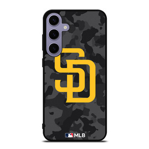SAN DIEGO PADRES BASEBALL BLACK CAMO Samsung Galaxy S24 Plus Case Cover