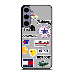 SKATEBOARD BRAND STICKER COLLAGE Samsung Galaxy S24 Plus Case Cover
