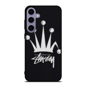 STUSSY FUZZY REGAL CROWN Samsung Galaxy S24 Plus Case Cover