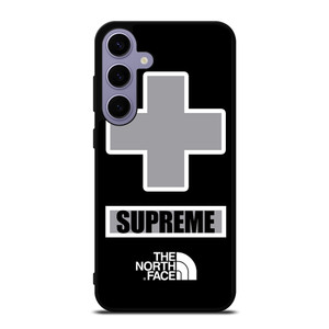 SUPREME X THE NORTH FACE GREY Samsung Galaxy S24 Plus Case Cover