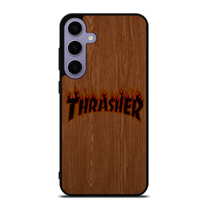 THRASHER SKATEBOARD WOODEN LOGO Samsung Galaxy S24 Plus Case Cover