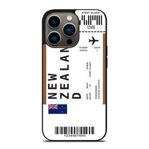 FLIGHT TICKETS NEW ZEALAND iPhone 13 Pro Case Cover