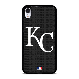 KANSAS CITY ROYALS BASEBALL BLACK iPhone XR Case Cover KANSAS CITY ROYALS BASEBALL BLACK iPhone XR Case Cover