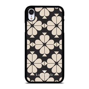 KATE SPADE JACQUARD CREAM iPhone XR Case Cover