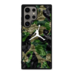 AIR JORDAN GREEN CAMO Samsung Galaxy S24 Ultra Case Cover