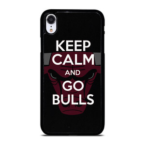 KEEP CALM AND GO CHICAGO BULLS iPhone XR Case Cover