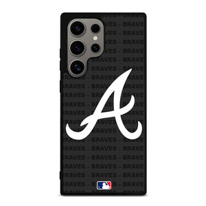 ATLANTA BRAVES BASEBALL BLACK Samsung Galaxy S24 Ultra Case Cover ATLANTA BRAVES BASEBALL BLACK Samsung Galaxy S24 Ultra Case Cover