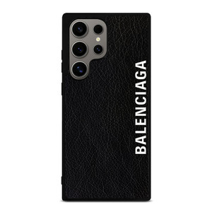 BALENCIAGA LEATHER BLACK Samsung Galaxy S24 Ultra Case Cover