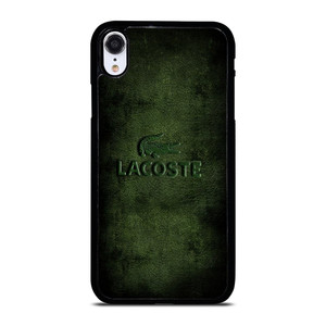 LACOSTE LEATHER iPhone XR Case Cover