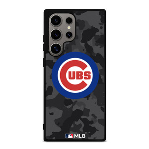 CHICAGO CUBS BASEBALL BLACK CAMO Samsung Galaxy S24 Ultra Case Cover CHICAGO CUBS BASEBALL BLACK CAMO Samsung Galaxy S24 Ultra Case Cover