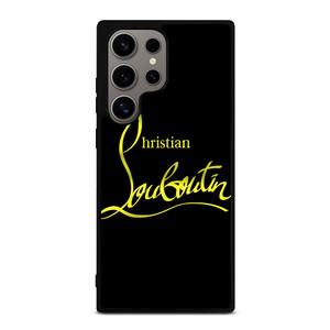 CHRISTIAN LOUBOUTIN GOLD LOGO Samsung Galaxy S24 Ultra Case Cover