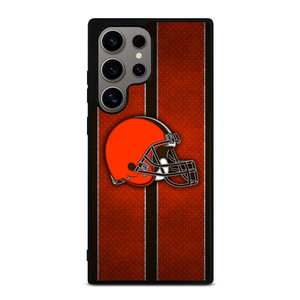 CLEVELAND BROWNS NFL METAL STRIPE Samsung Galaxy S24 Ultra Case Cover