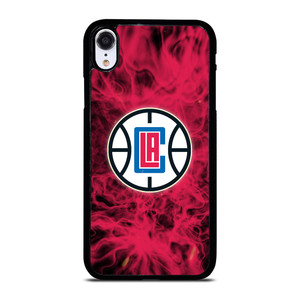 LOS ANGELES CLIPPERS BASKETBALL NBA FIRE iPhone XR Case Cover
