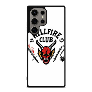 HELLFIRE CLUB STRANGER THING WHITE Samsung Galaxy S24 Ultra Case Cover