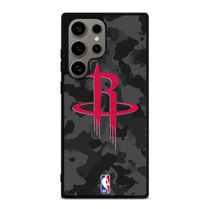 HOUSTON ROCKETS BLACK CAMO Samsung Galaxy S24 Ultra Case Cover