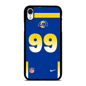 LOS ANGELES RAMS AARON DONALD 99 NFL NIKE iPhone XR Case Cover LOS ANGELES RAMS AARON DONALD 99 NFL NIKE iPhone XR Case Cover
